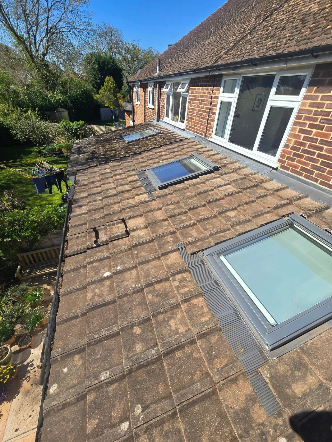 After Extension Roof Cleaning