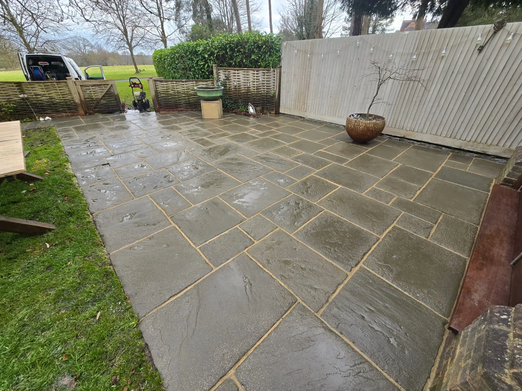 After Patio Cleaning & Re-sanding