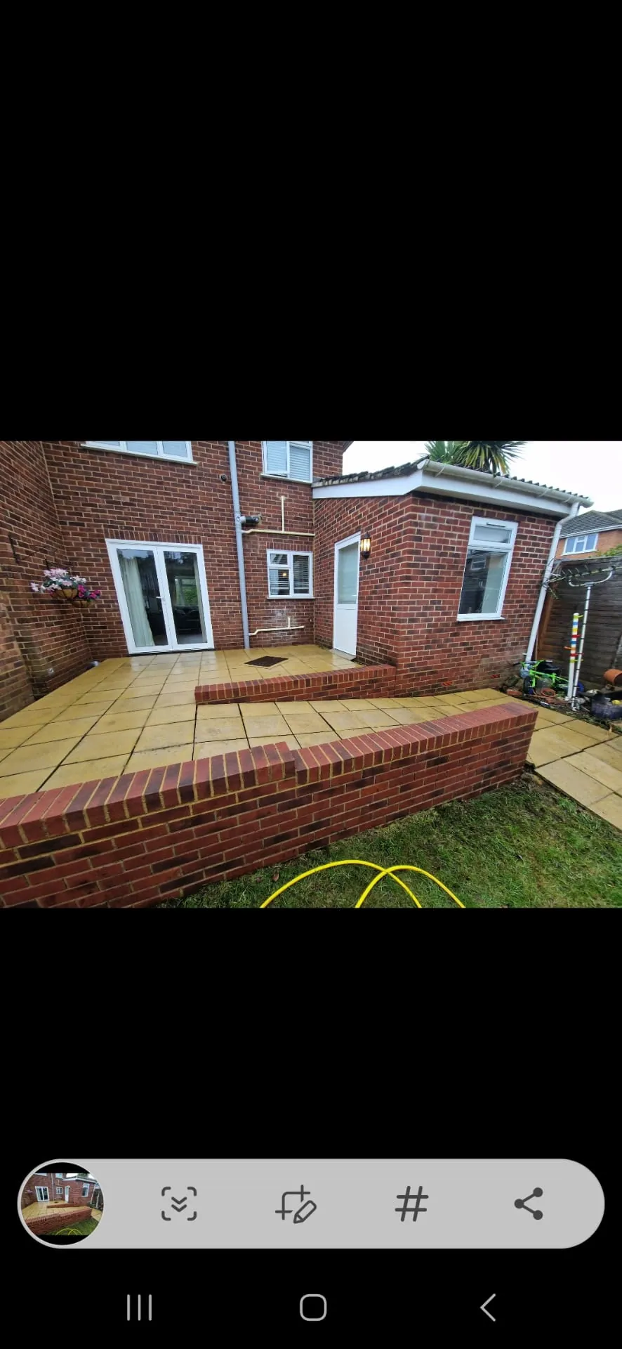 After Raised Patio & Brickwork