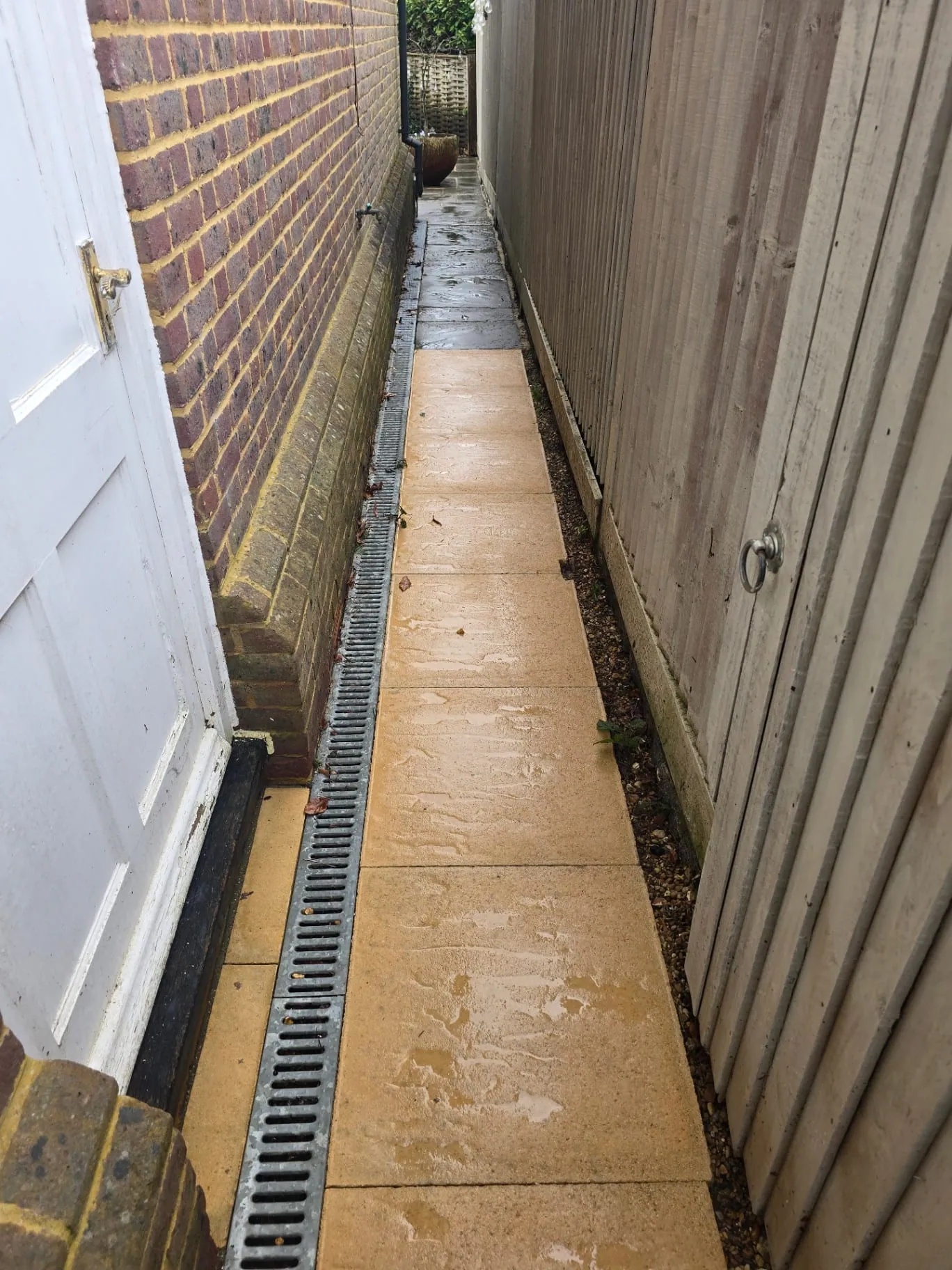 After Side Passage Cleaning