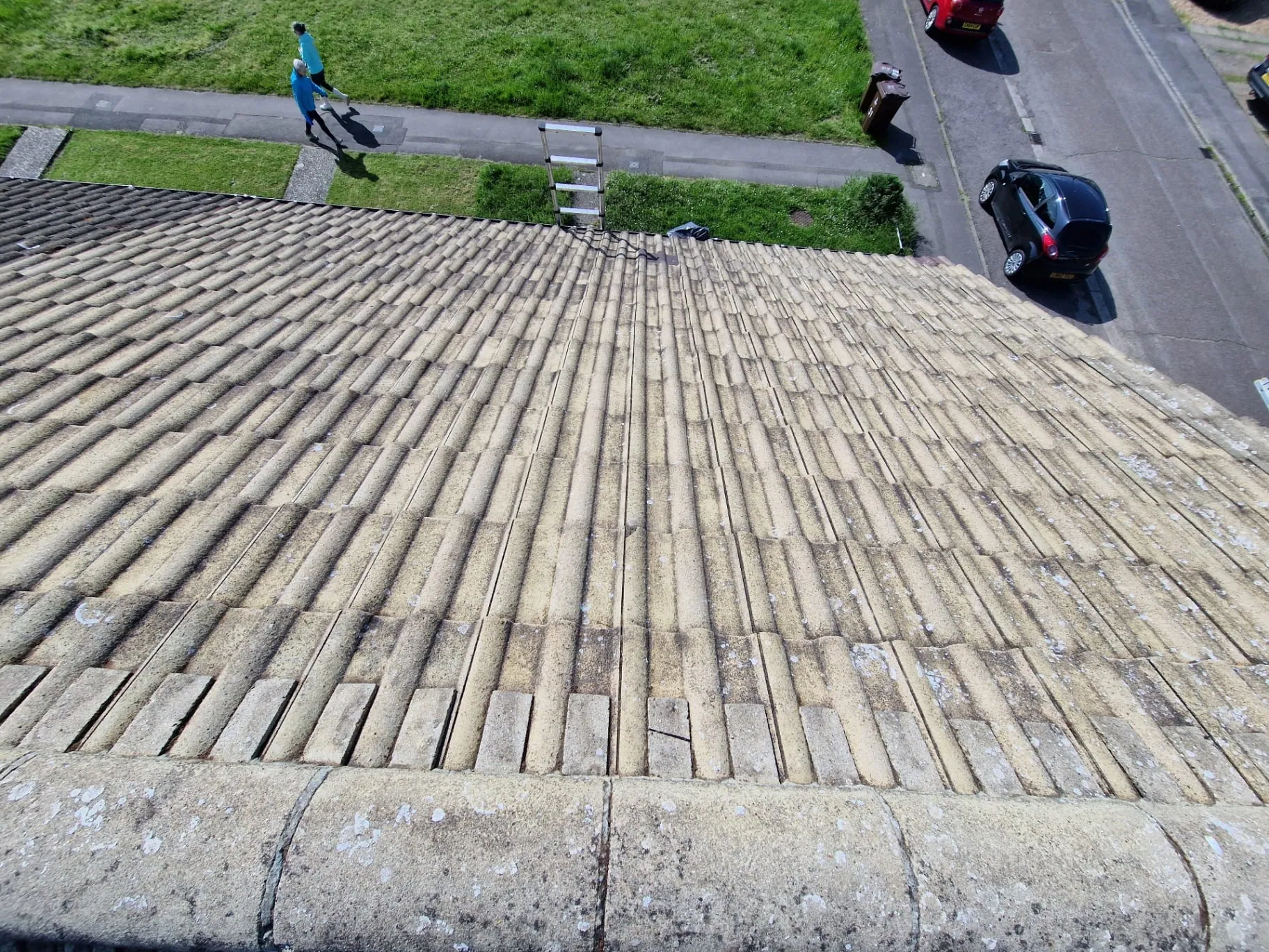 After Tiled Roof Cleaning