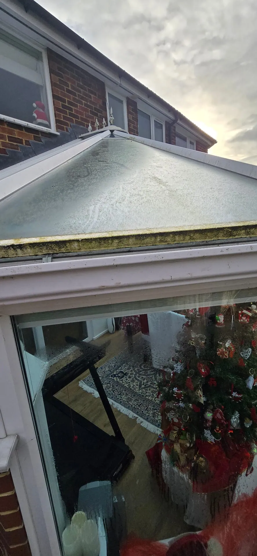 Conservatory exterior cleaning before cleaning in Reading, Berkshire