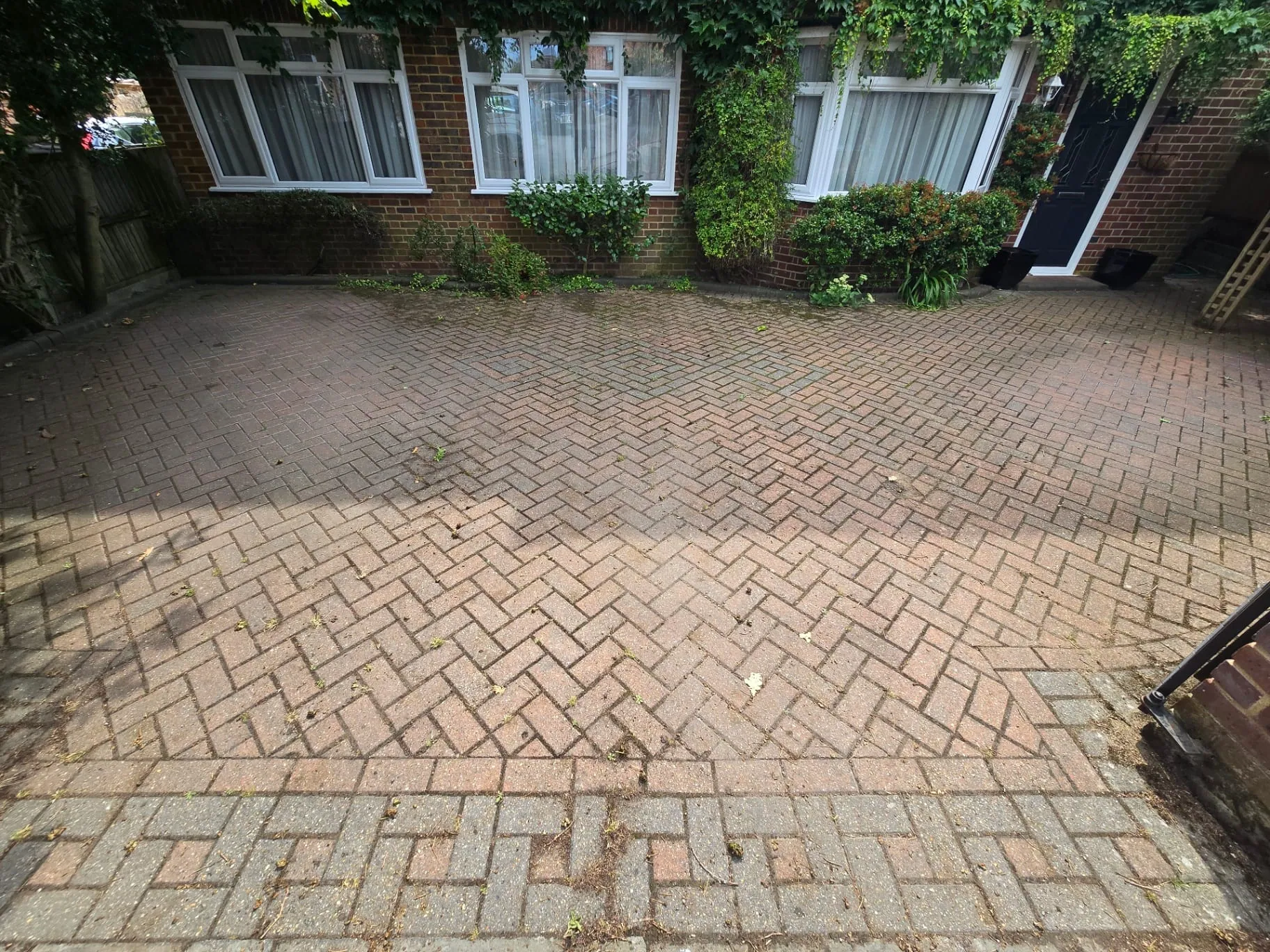 Before Driveway Deep Clean