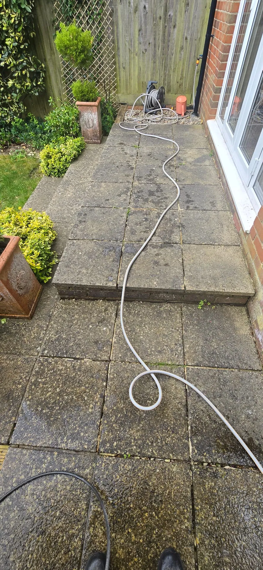 Before Patio Restoration