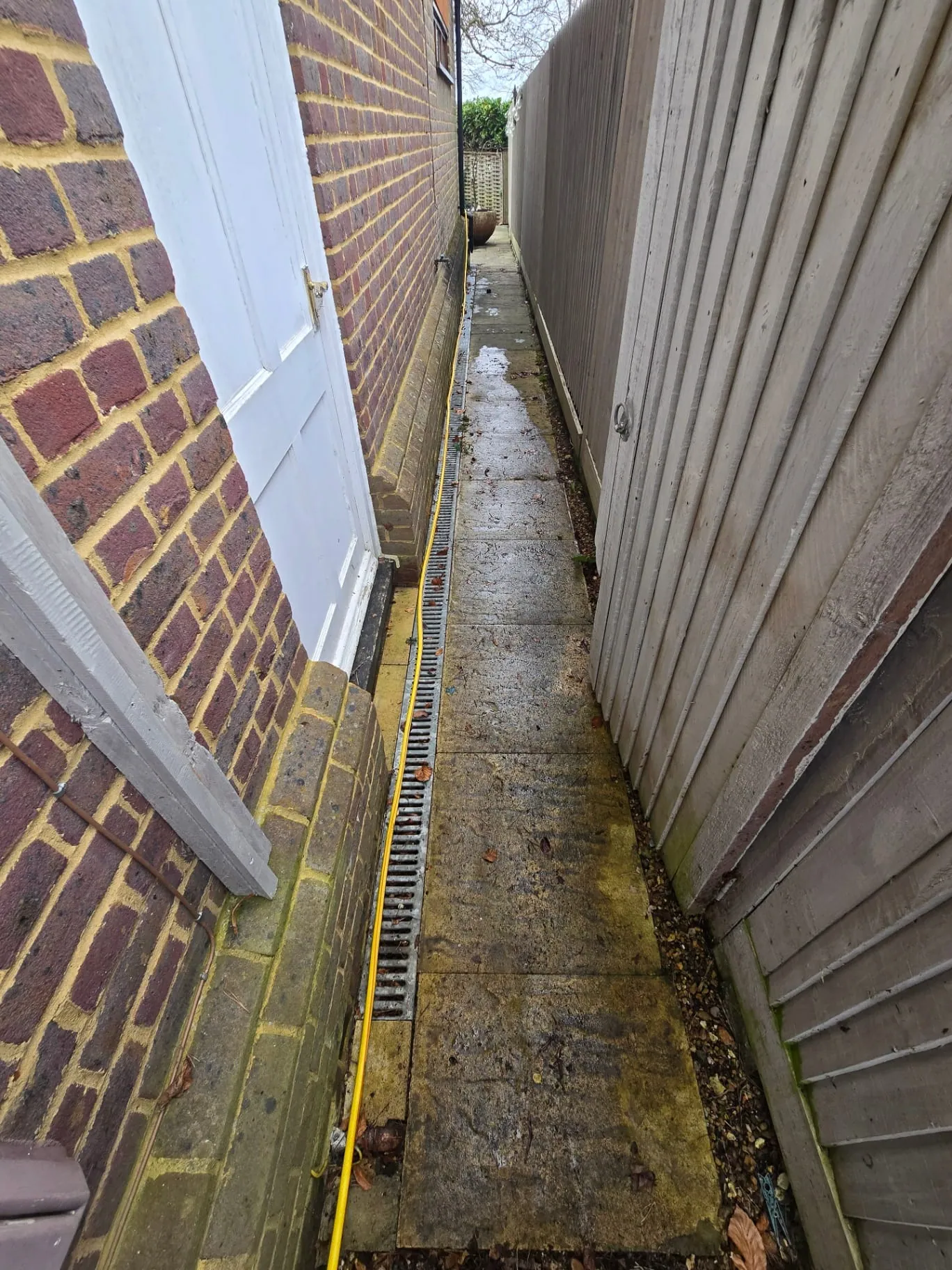 Before Side Passage Cleaning